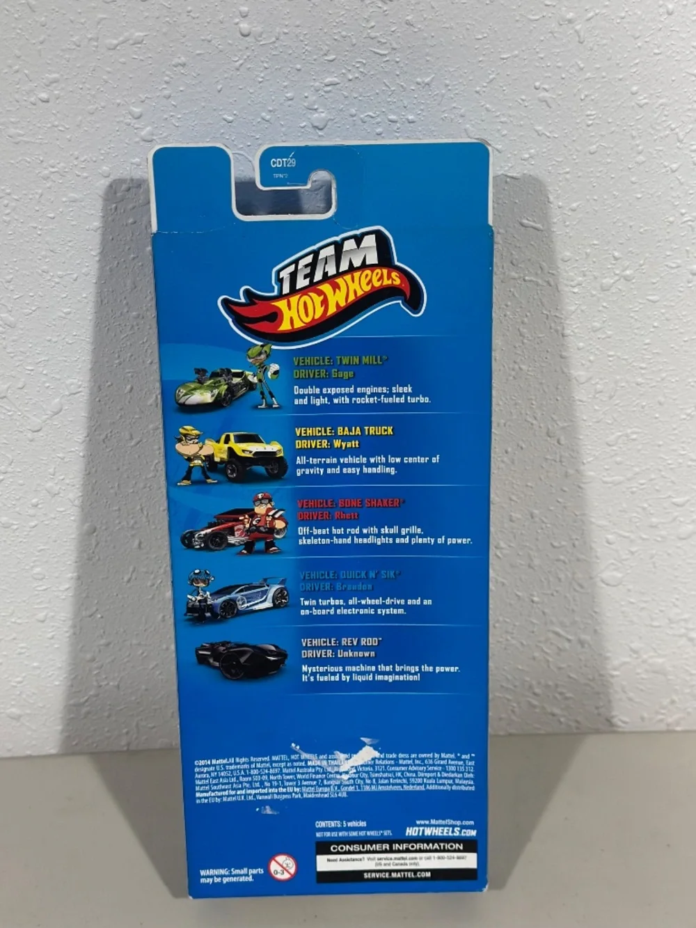 Hot Wheels Team Hot Wheels Origin of Awesome 5-Pack 1:64 Diecast Unopened 2014